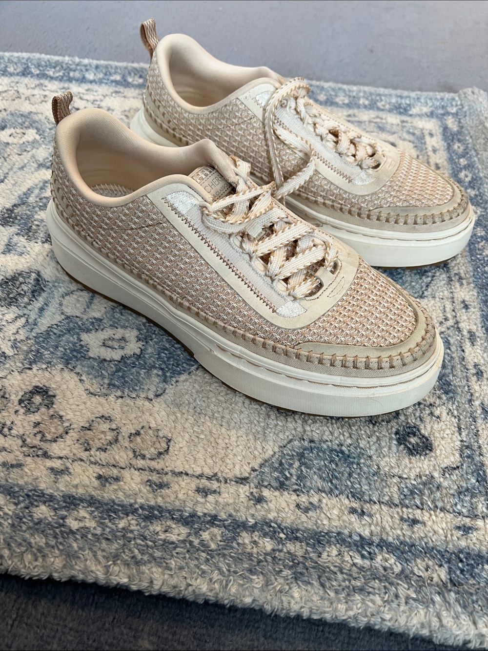 Skechers Cordova Saw Vegan Lace-Up Court Sneakers - Day Off